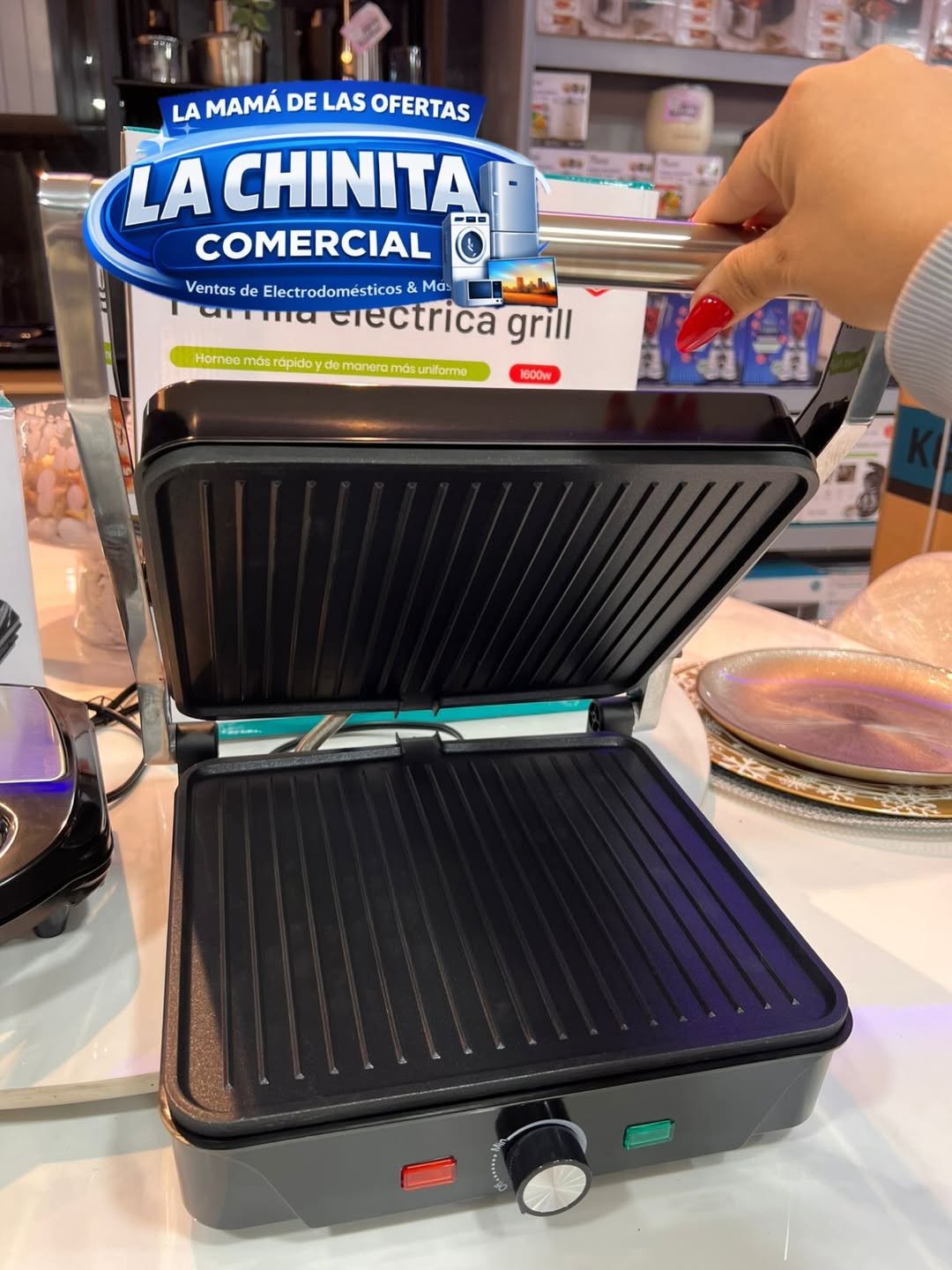 Parrilla Eléctrica Grill INLEC - 